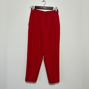 Vintage Pendleton Made in USA Red 100% Virgin Wool Pants
